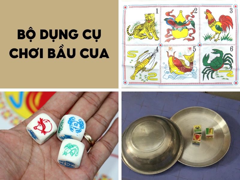 Bộ công cụ bầu cua thái tại Via Casino