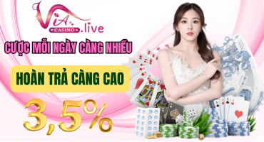 KHUYẾN MÃI hoàn trả cược mỗi ngày tại via casino
